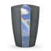 Heaven's Edition Biodegradable Cremation Ashes Funeral Urn – Rainbow / Anthracite Surface